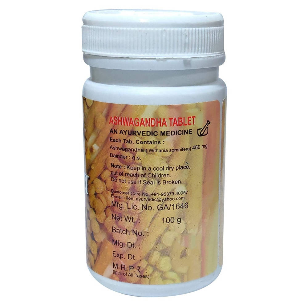 Lion Brand Ayurveda Ashwagandha Tablet 