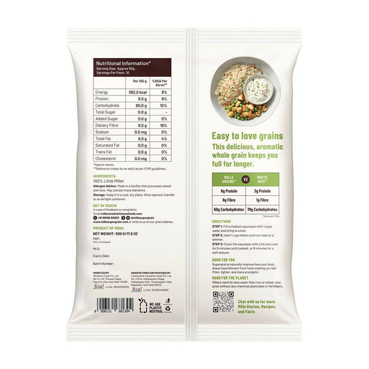 Mille Little Millet Whole Grain - Grab2buy