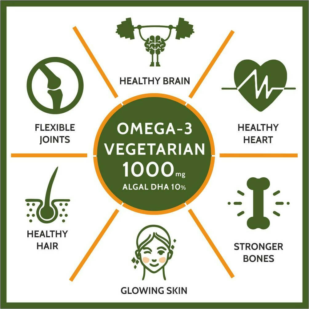 Carbamide Forte Omega-3 Vegetarian Tablets 