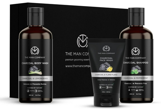 The Man Company Charcoal Care Trio Gift Set 