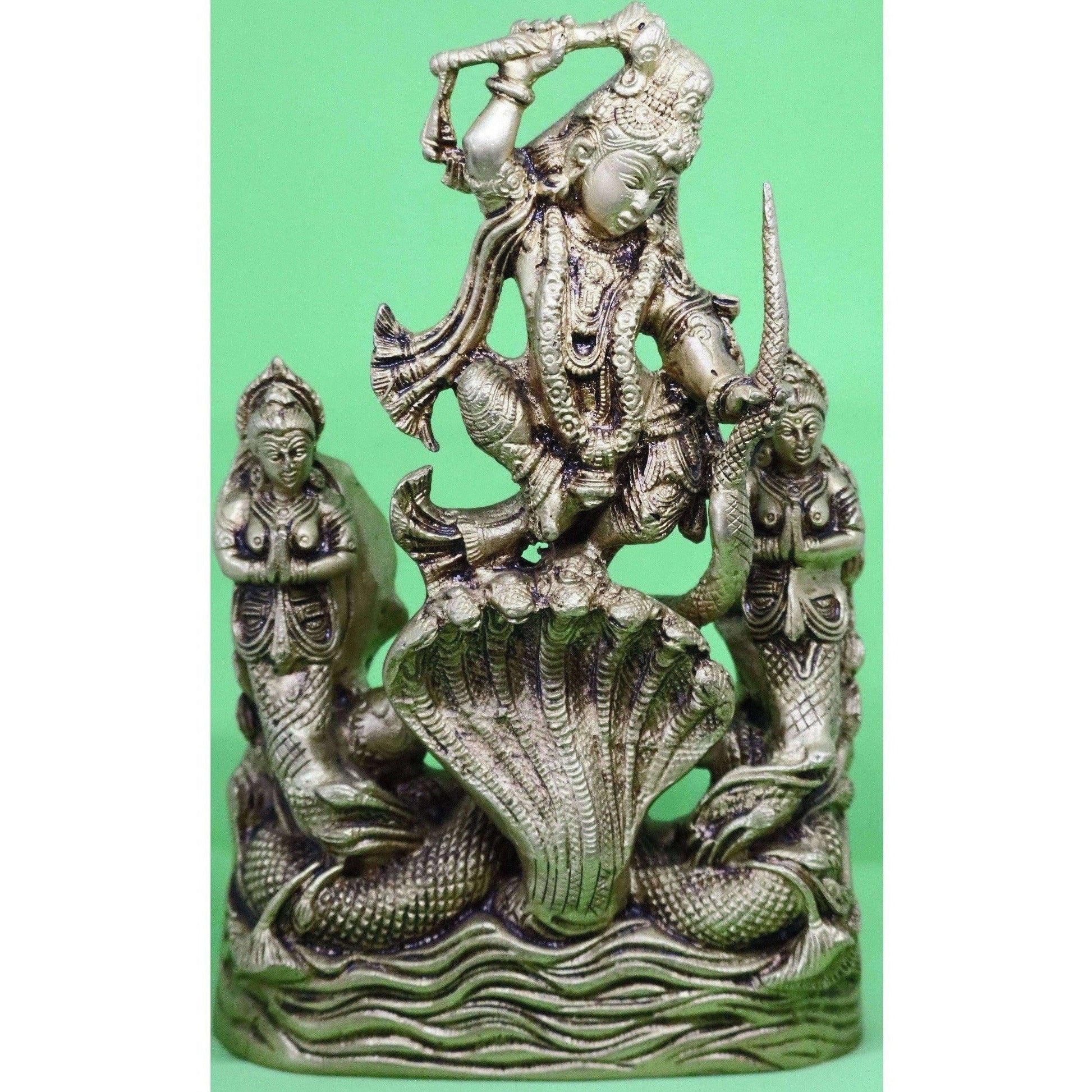 Chahat Premium Living Brass Kalika Krishna