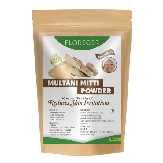 Florecer Multani Mitti Powder For Face Pack 
