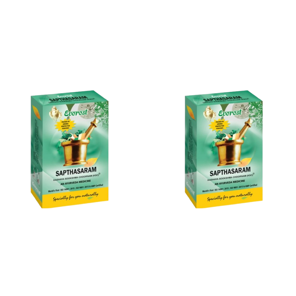 Everest Ayurveda Sapthasaram Kashaya Sookshma Choornams 