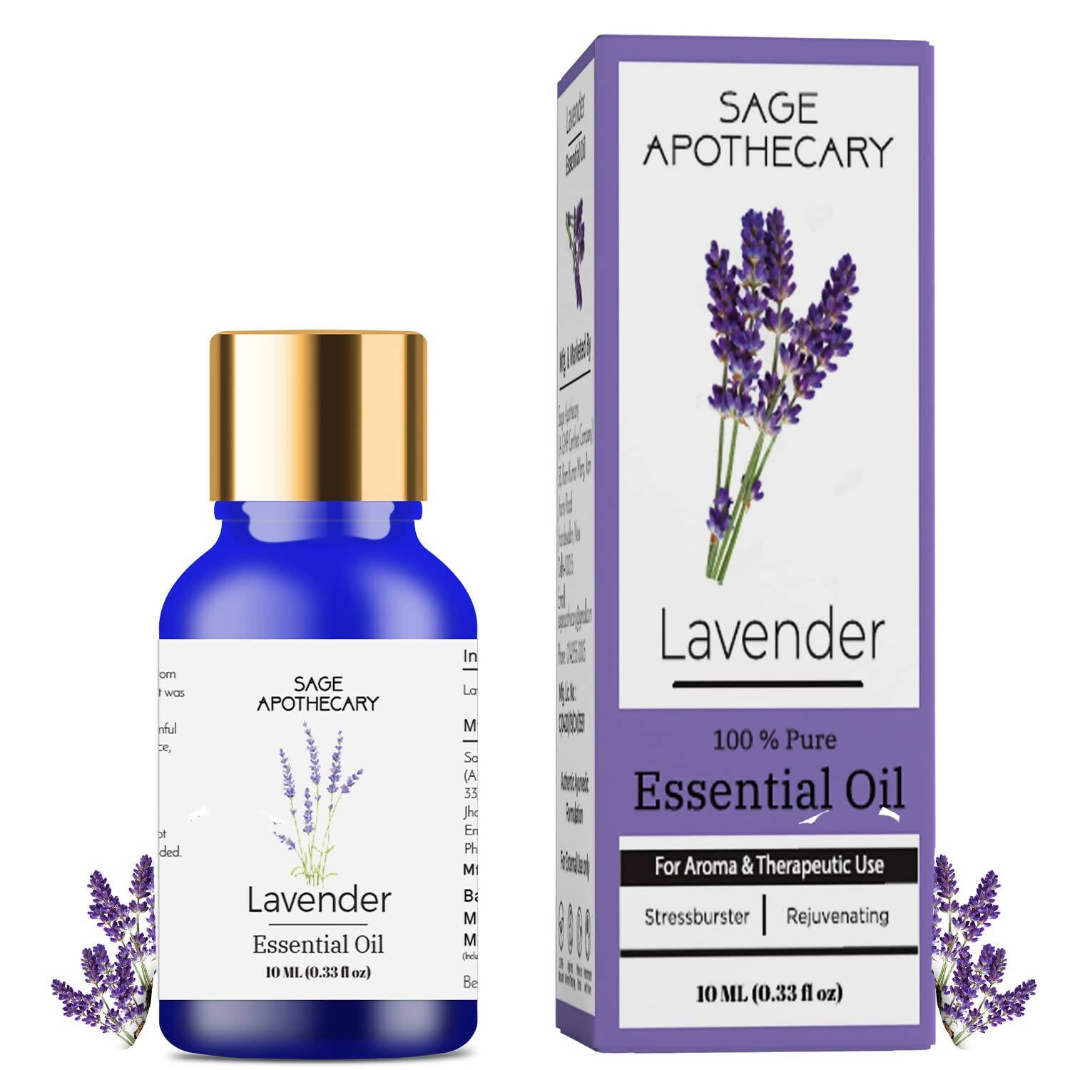 Sage Apothecary Lavender Essential Oil 