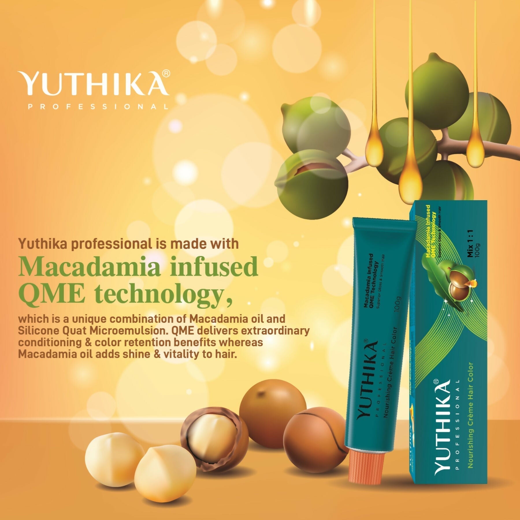 Yuthika Professional Creme Hair Colour - Blonde  Grab2Buy Yuthika Grab2Buy