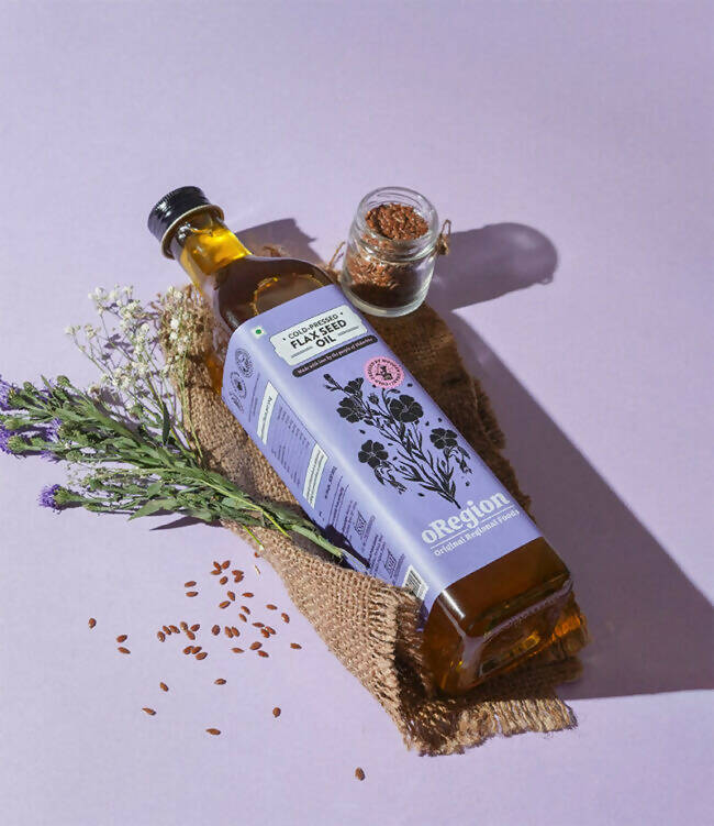 oRegion Cold Pressed Flaxseed Oil 