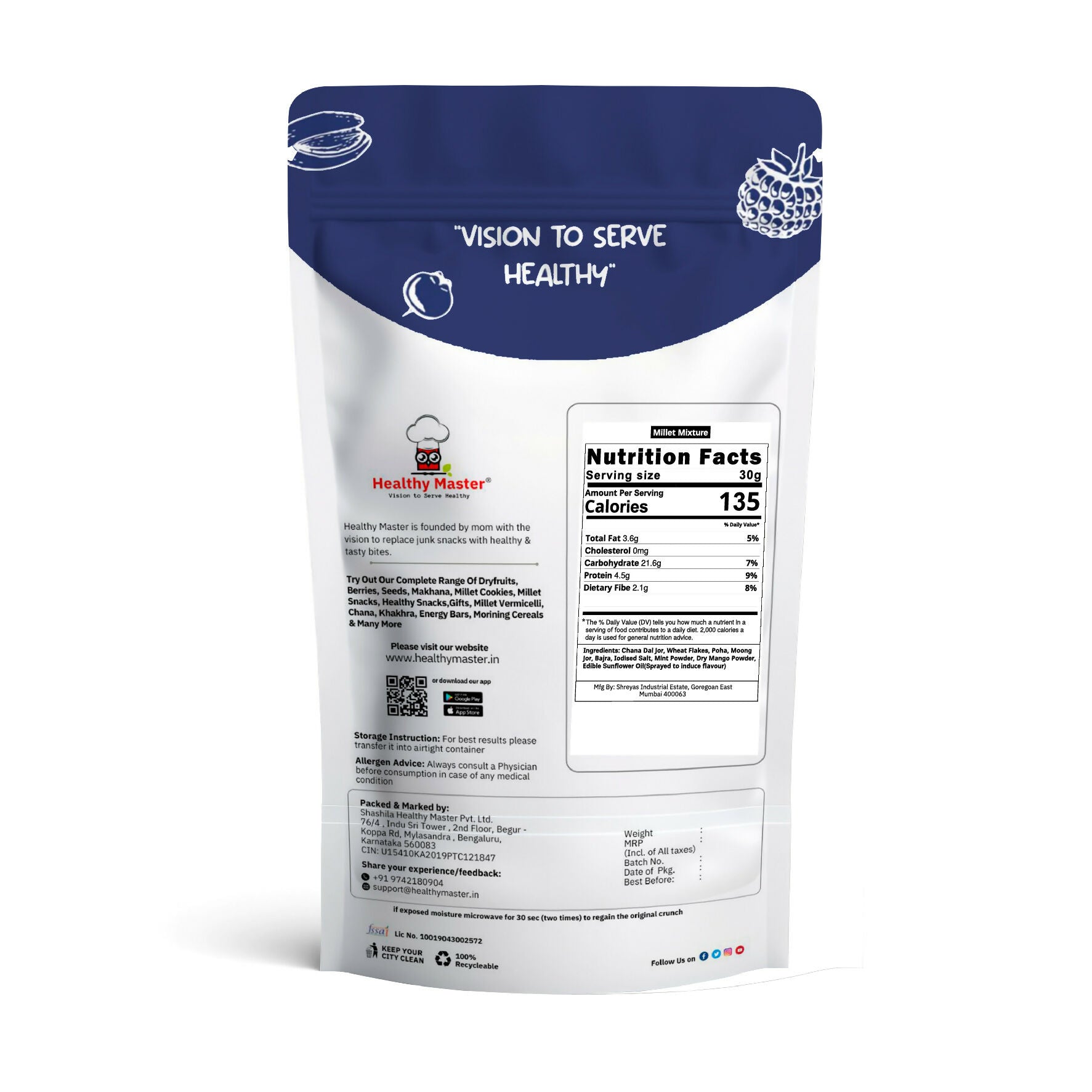 Healthy Master Millet Mix Snack 