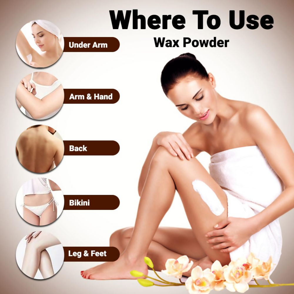 VedicAyurveda Herbal Wax Powder - Sandalwood  Grab2Buy VedicAyurveda Grab2Buy