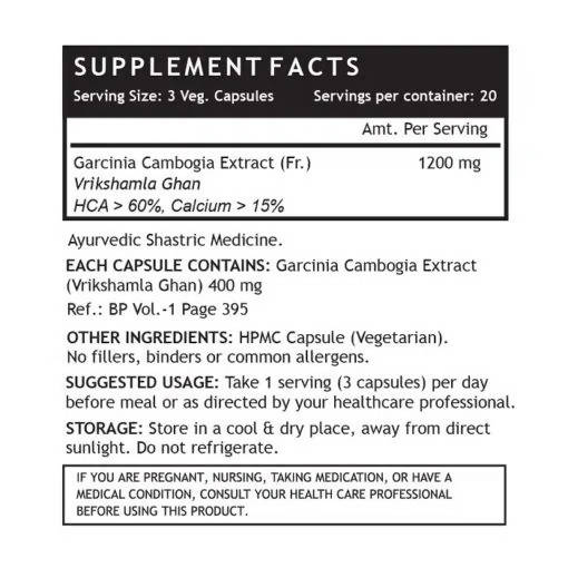Inlife Garcinia Cambogia 1200 MG Capsules