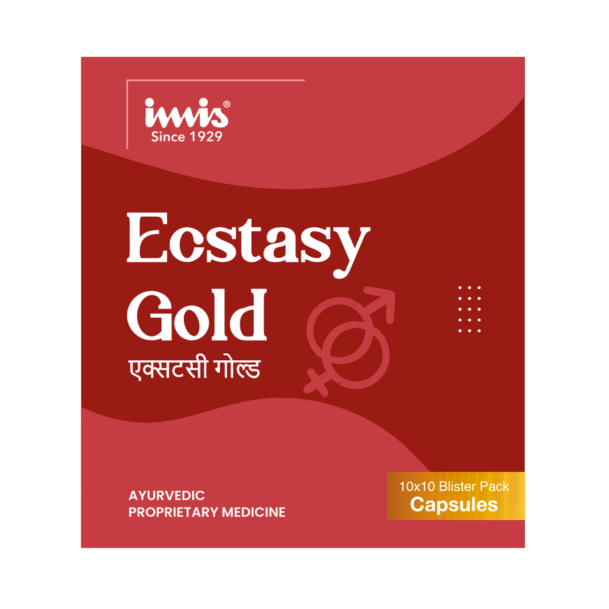 IMIS Ayurveda Ecstasy Gold Capsules 