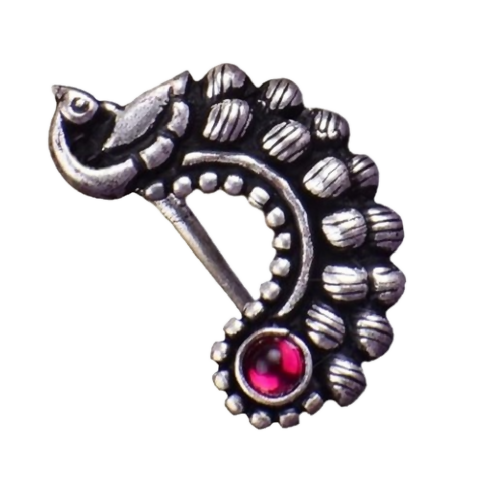 Thanu's Craft Maharashtrian Nath Clip on Marathi Nose ring without Piercing Oxidized nose Pin  Grab2Buy Generic Grab2Buy