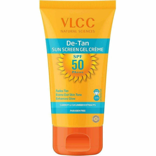 VLCC De Tan Sunscreen Gel Creme, SPF 50  Grab2Buy VLCC Grab2Buy