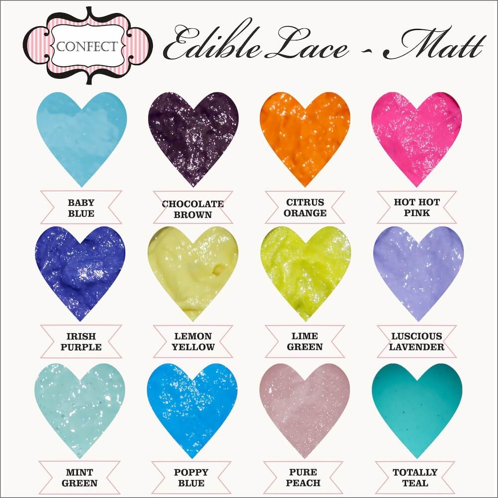 Confect Irish Purple | Edible Lace