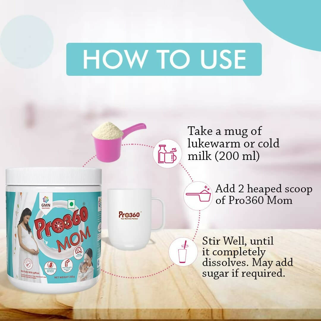 Pro360 MOM Maternal Nutrition Protein Powder For Pregnant Women 