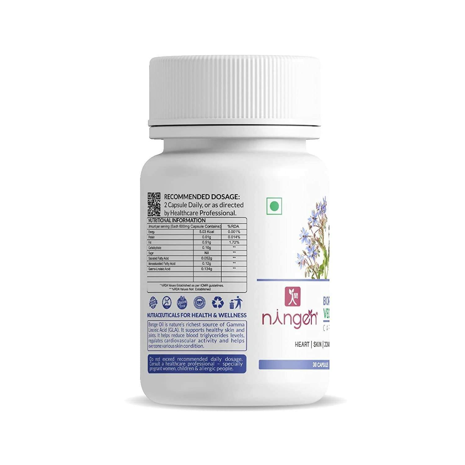 Ningen Borage Oil Capsules - Grab2buy