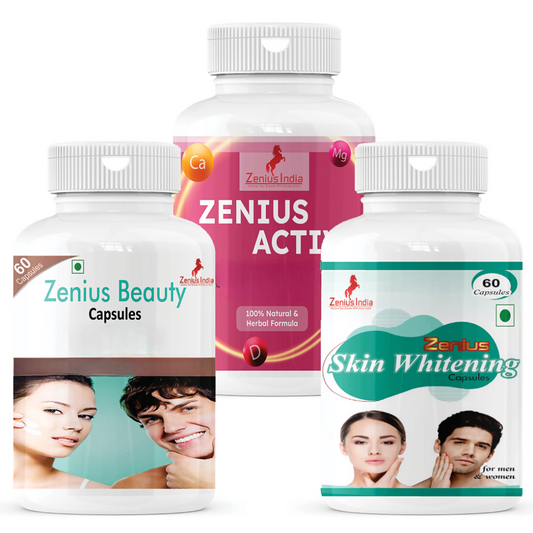 Zenius Skin whitening Kit (Overall Skin Brightening & Lightening Kit)  Grab2Buy Zenius Grab2Buy