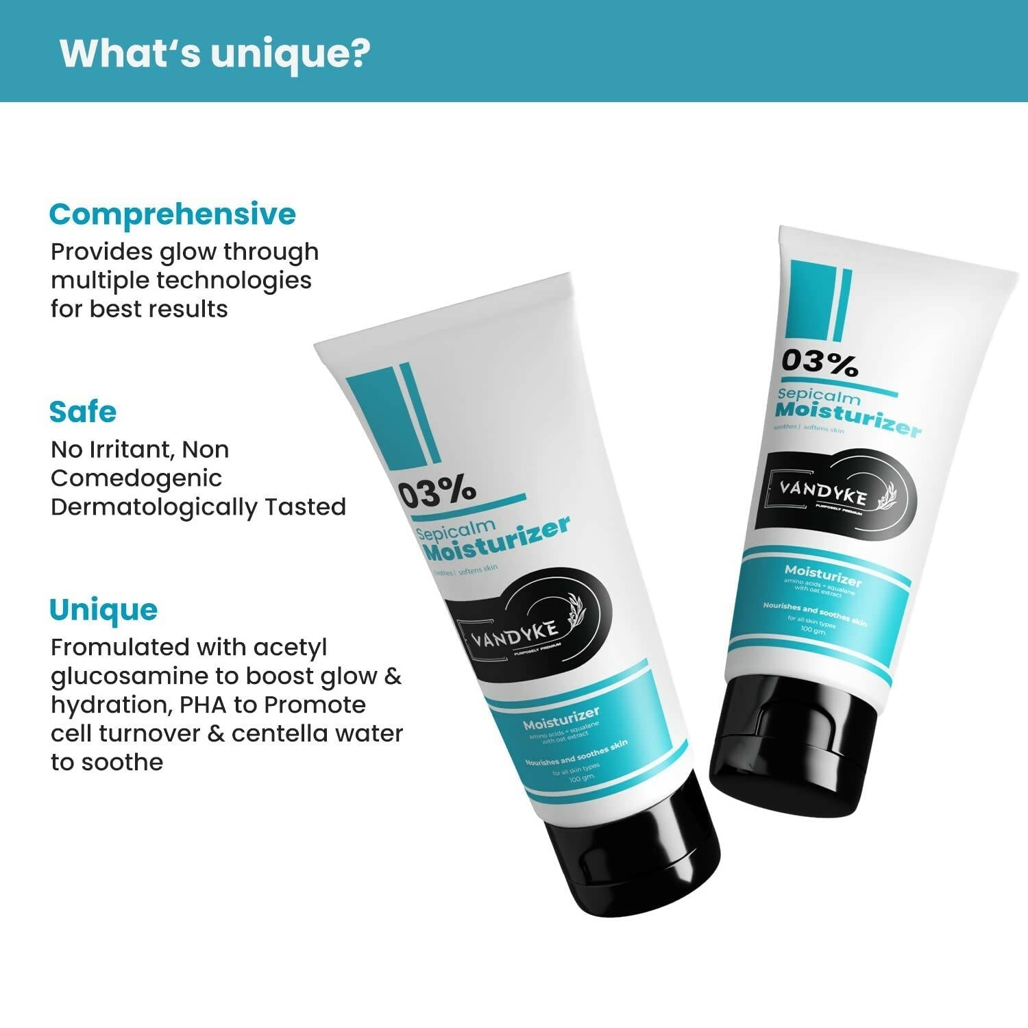 Vandyke Sepicalm 03% Moisturizer  Grab2Buy Vandyke Grab2Buy