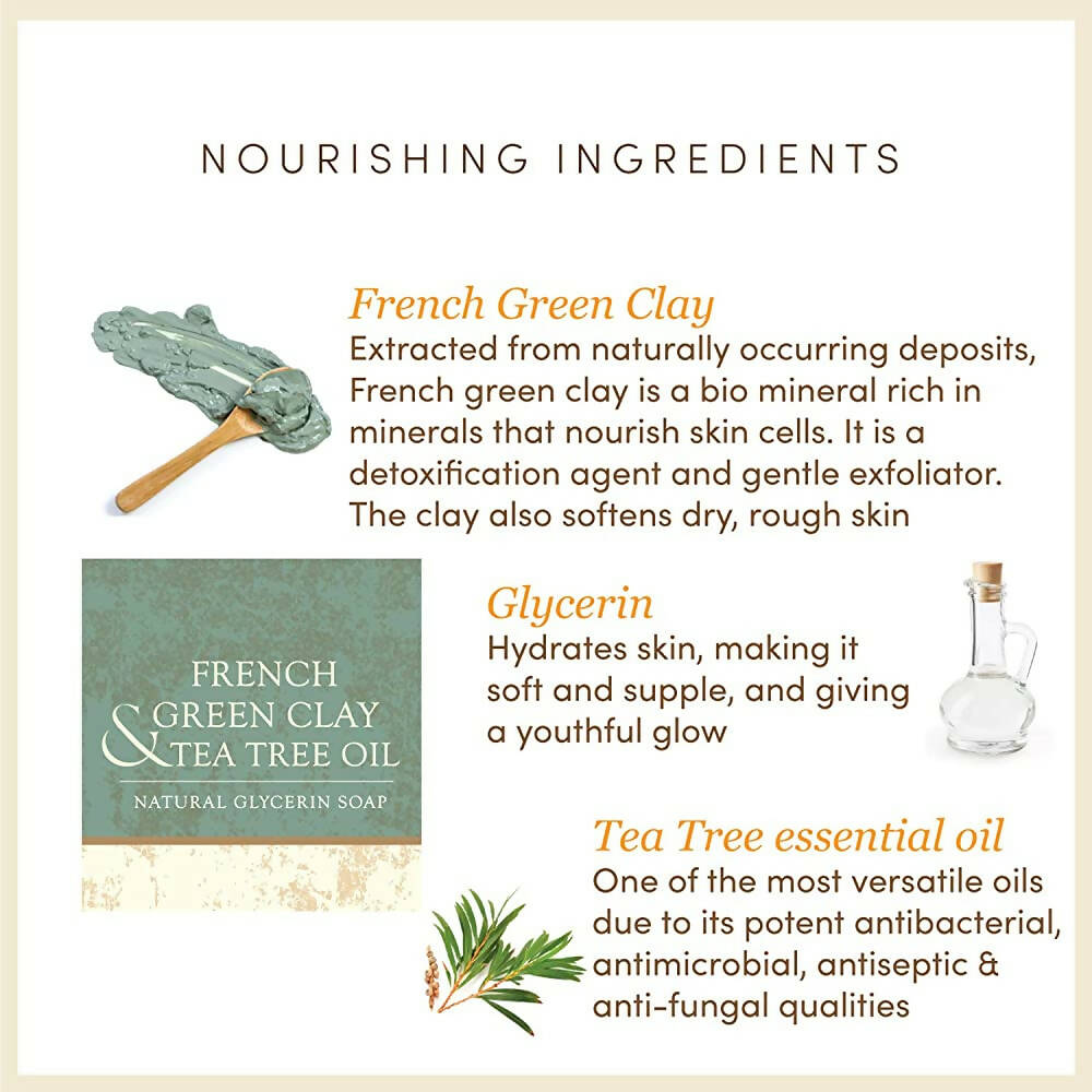 The Earth Reserve French Green Clay & Tea Tree Oil Soap  Grab2Buy The Earth Reserve Grab2Buy