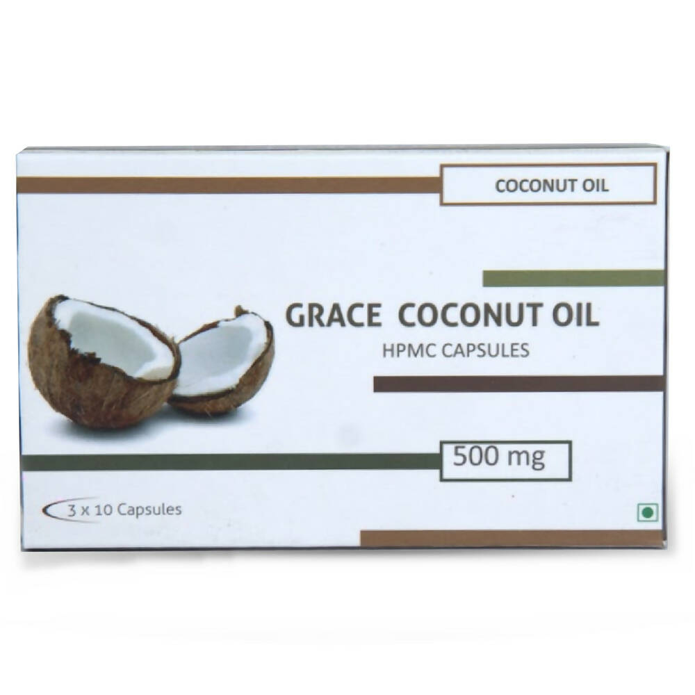 Nutra Grace Coconut Oil Capsules - Grab2buy