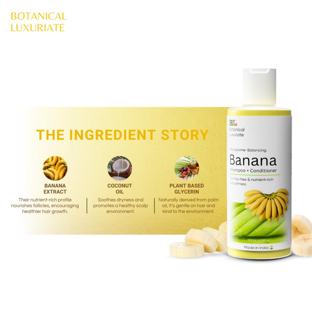 Botanical Luxuriate Banana Natural Shampoo + Conditioner