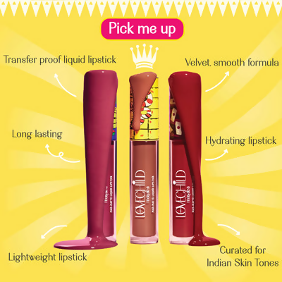 LoveChild By Masaba Gupta Double Star Transfer-proof Dusty Rose Pink Liquid Lipstick 