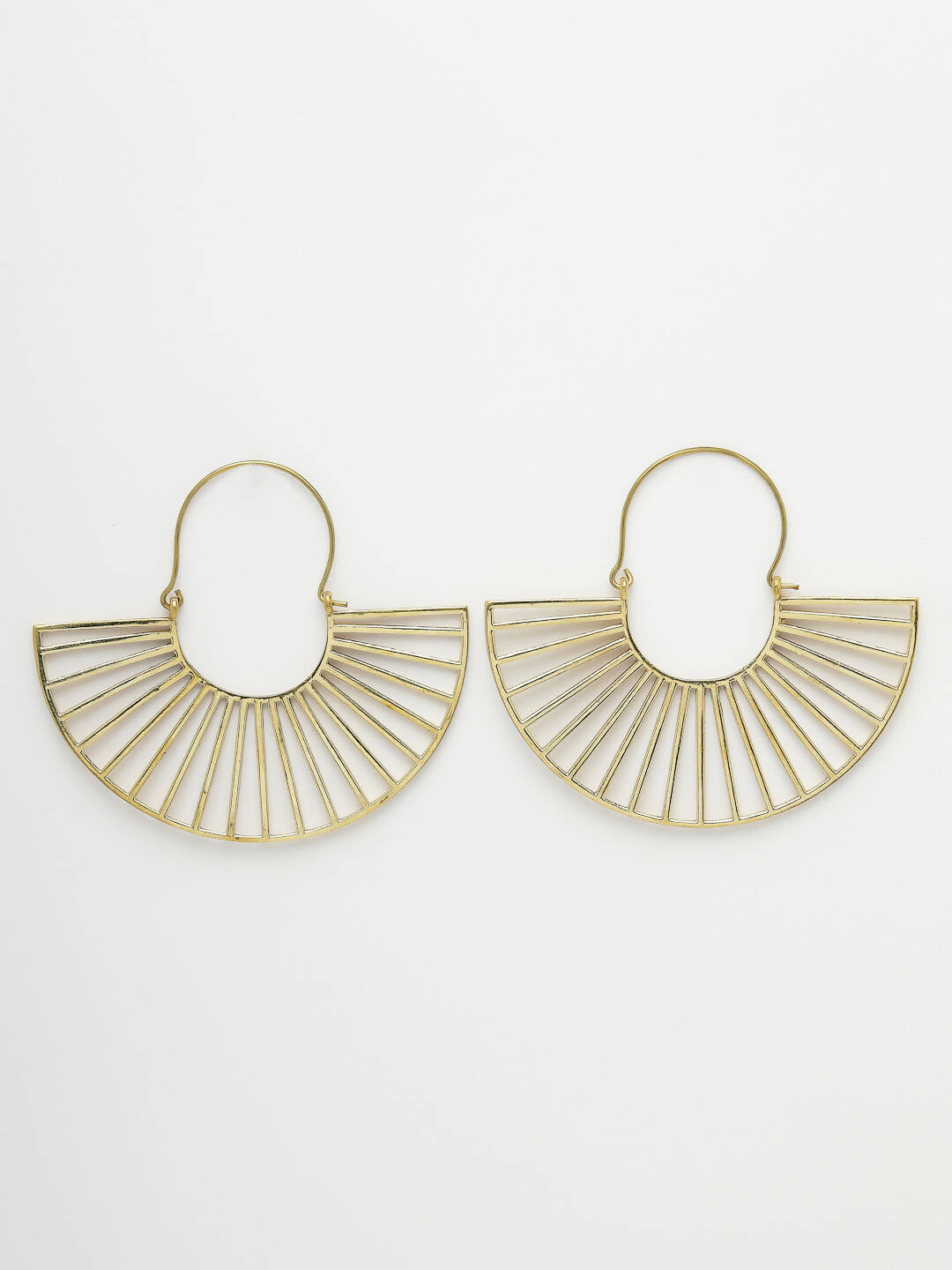 NVR Women Golden Hoop Earrings - Grab2buy