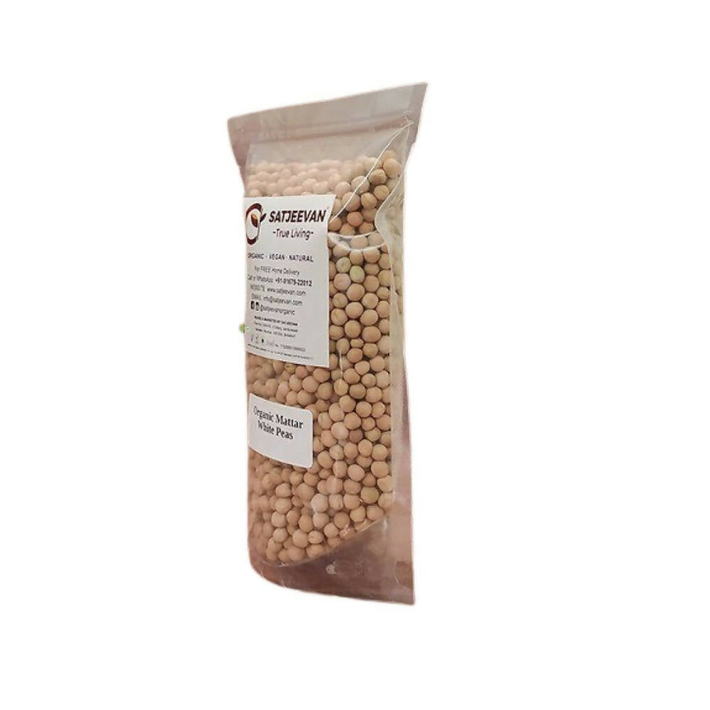 Satjeevan Organic Mattar White Peas 