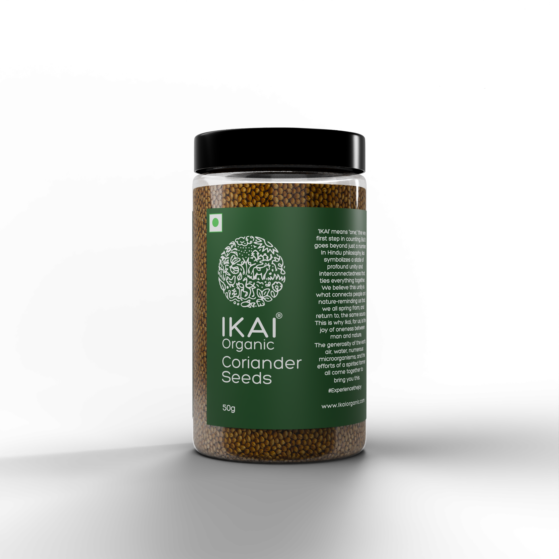 2 - Organic Coriander Seeds - 50g