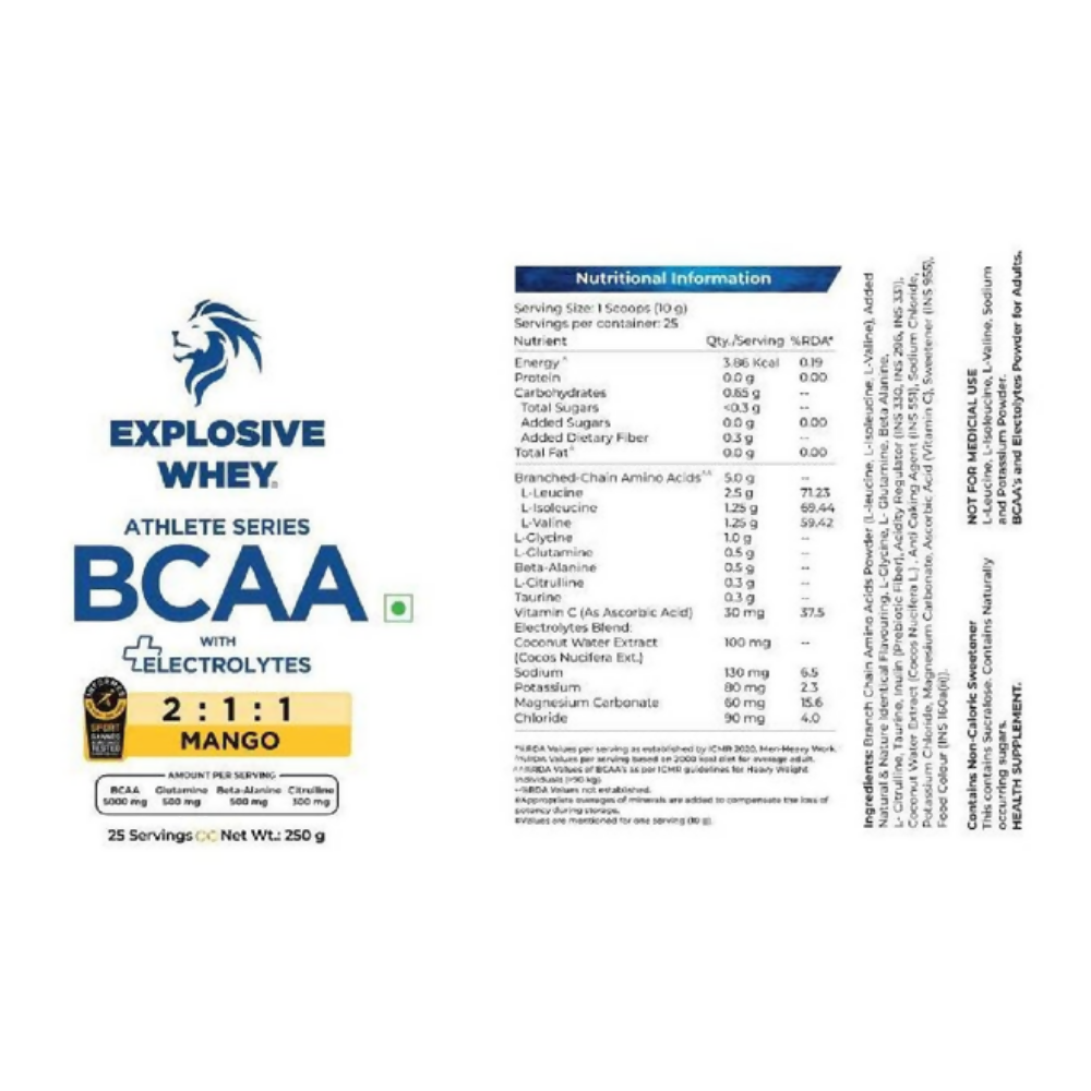Explosive Whey Athlete Series BCAA 