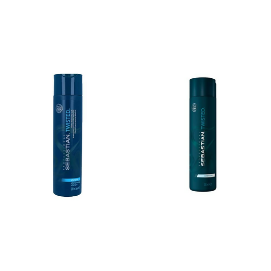 Sebastian Professional Twisted Elastic Cleanser For Curl/Waves Combo - Grab2buy