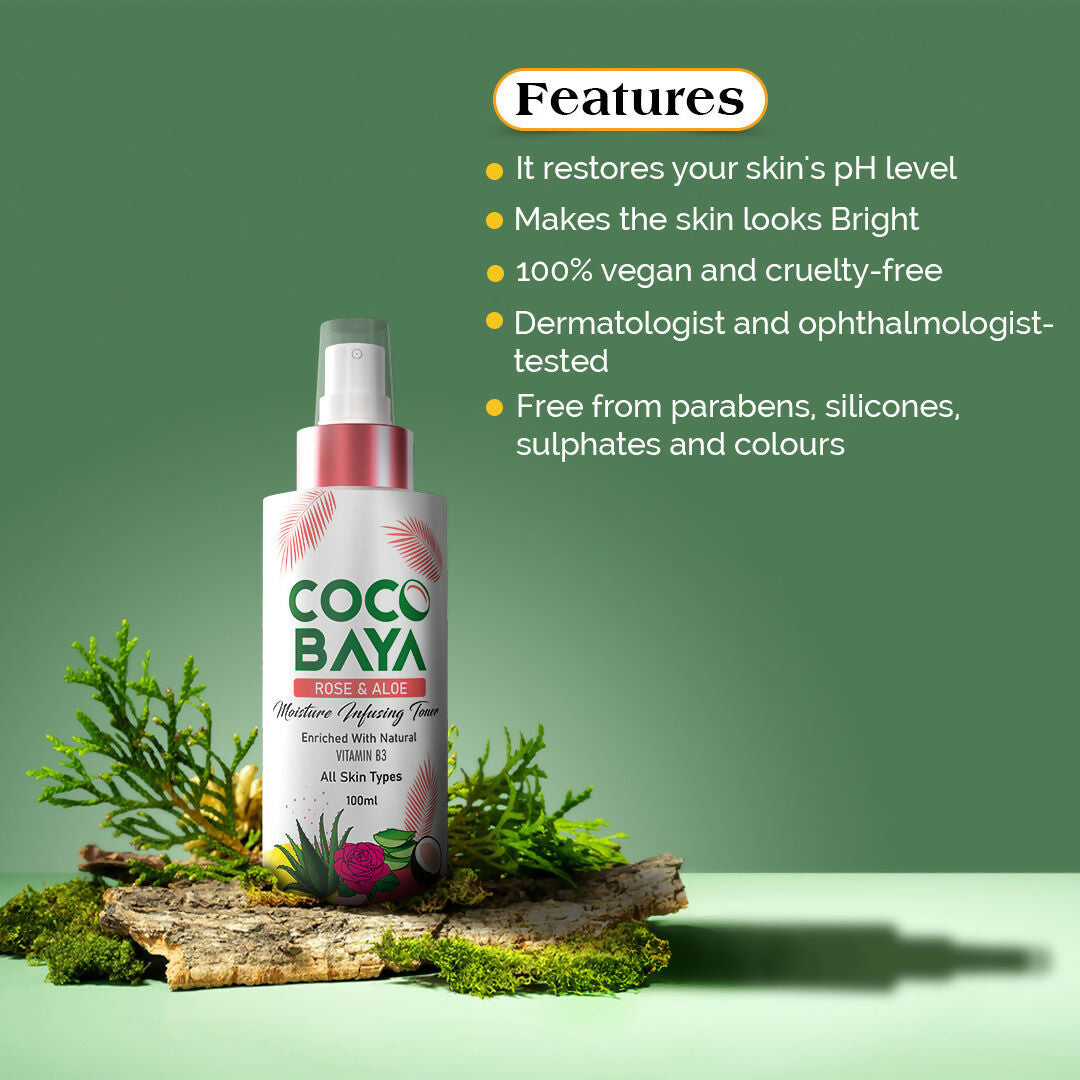 Cocobaya Rose and Aloevera Toner 