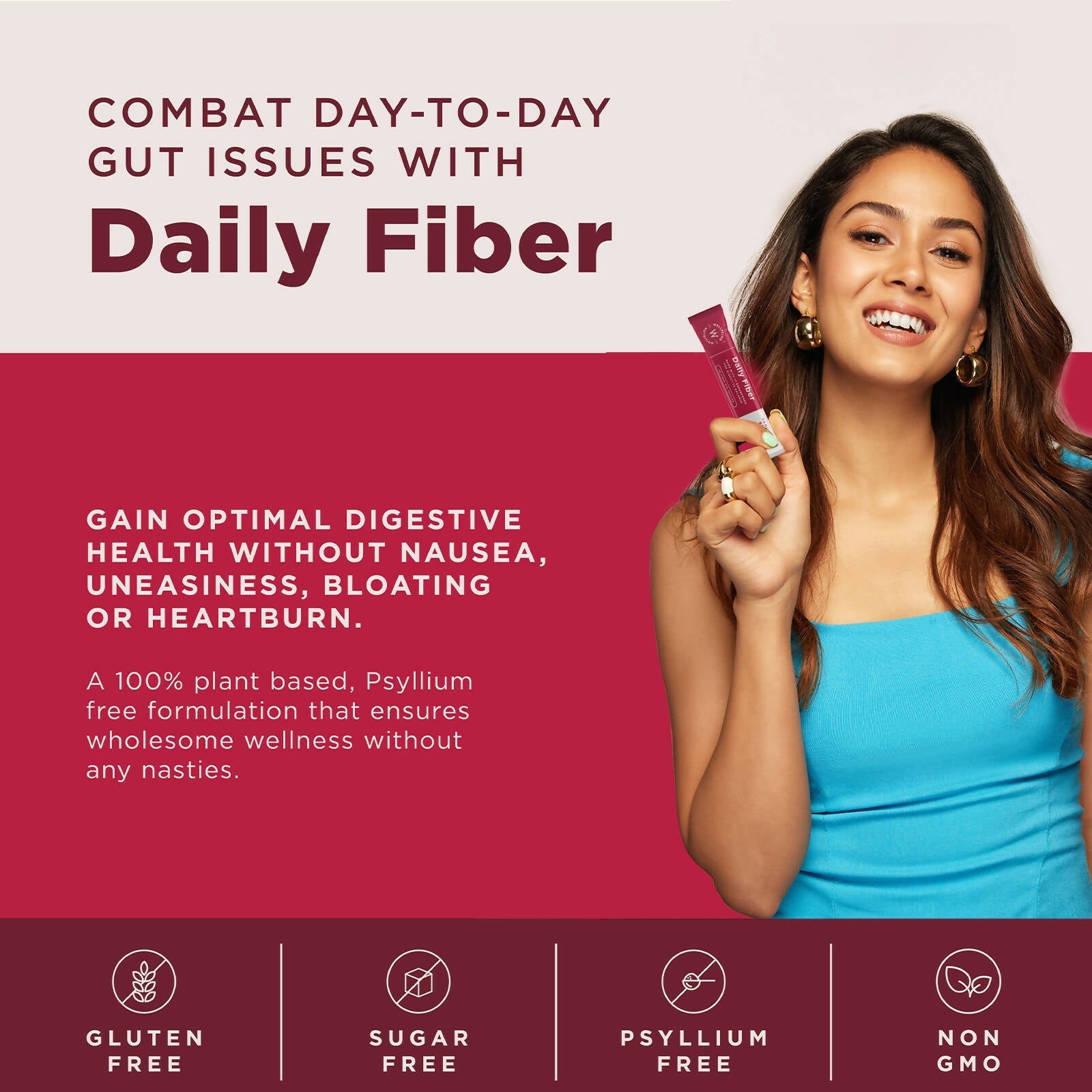 Wellbeing Nutrition Daily Fiber Powder-Vanilla Berry Flavor  Grab2Buy Wellbeing Nutrition Grab2Buy