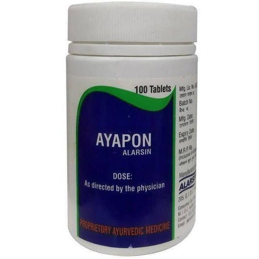 Alarsin Ayurvedic Ayapon Tablet  Grab2Buy Alarsin Grab2Buy