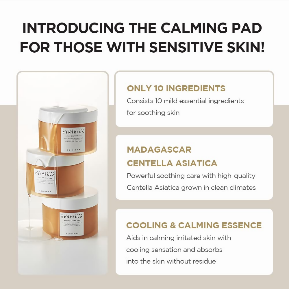 SKIN1004 Madagascar Centella Quick Calming Pad  Grab2Buy SKIN1004 Grab2Buy