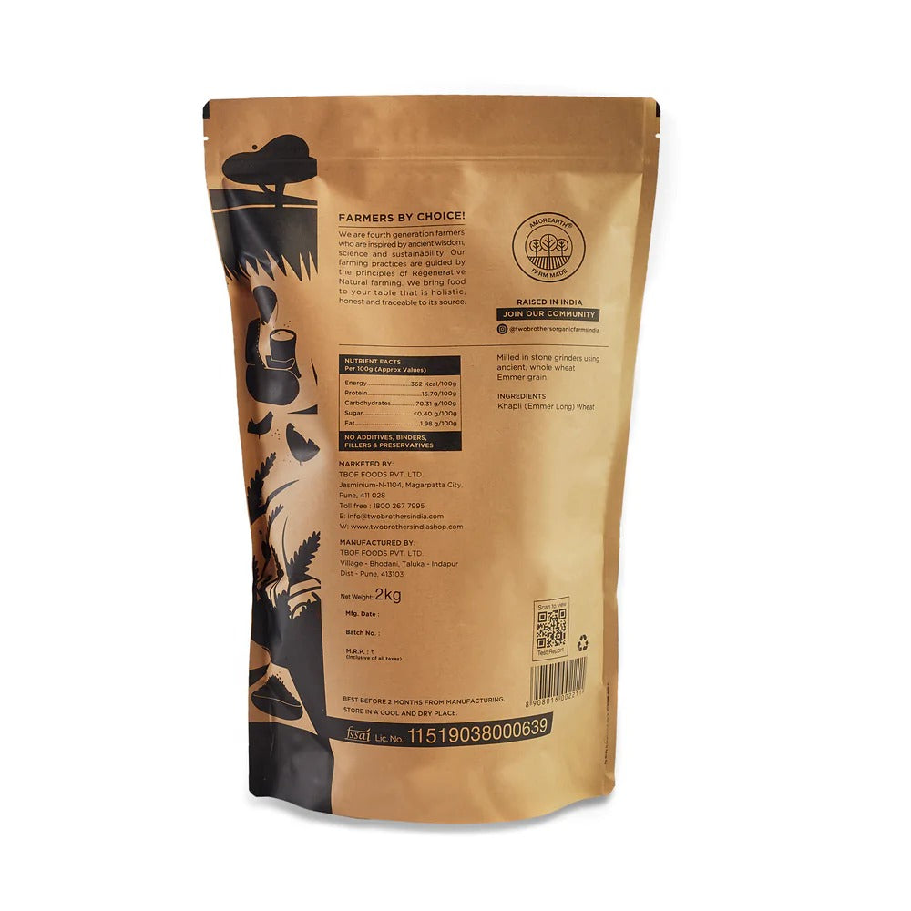 Two Brothers Organic Farms Khapli Flour  Grab2Buy Two Brothers Organic Farms Grab2Buy