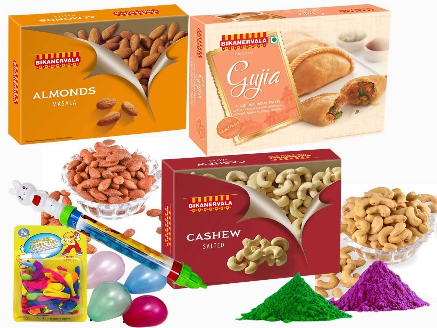 Bikano Masala Kaju And Badam Holi Gift - Grab2buy