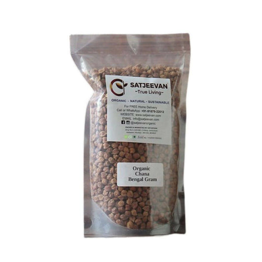 Satjeevan Organic Chana Bengal Gram - Grab2buy