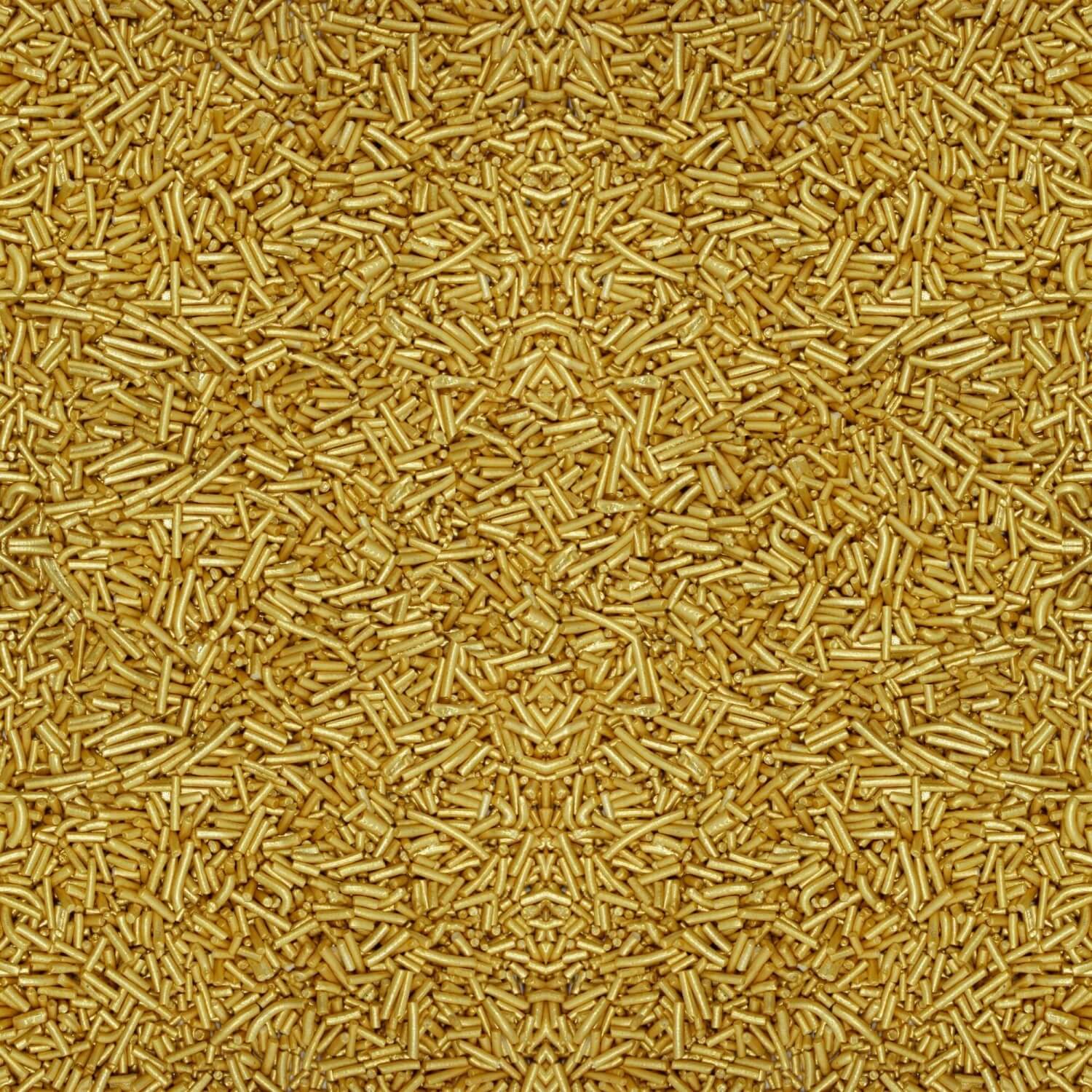 Confect English Gold Vermicelli Sprinkles
