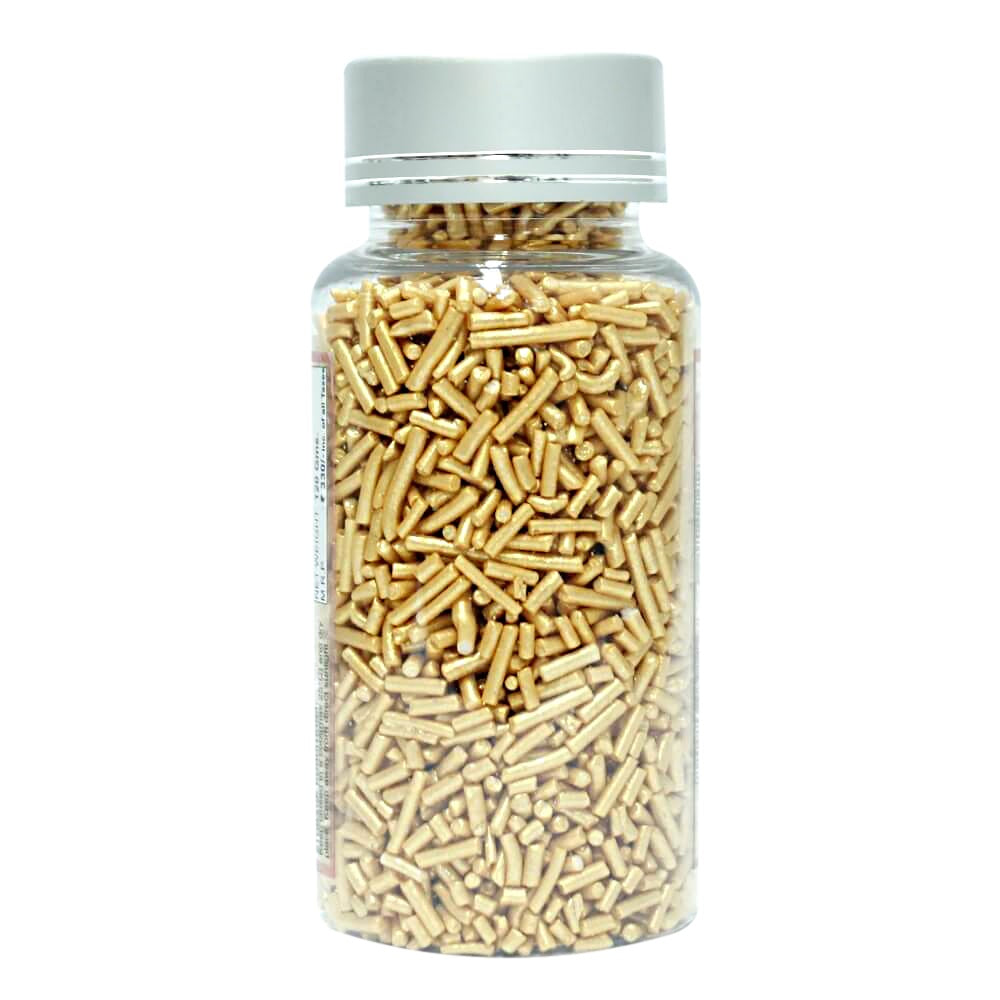 Confect English Gold Vermicelli Sprinkles