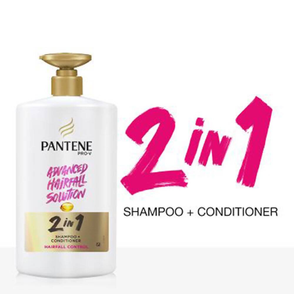 Pantene 2 In 1 Hairfall Control Shampoo + Conditioner 