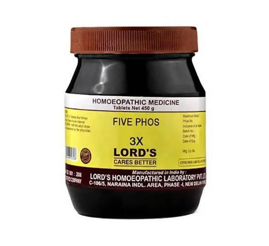 Lord's Homeopathy Five Phos Biocombination Tablets 