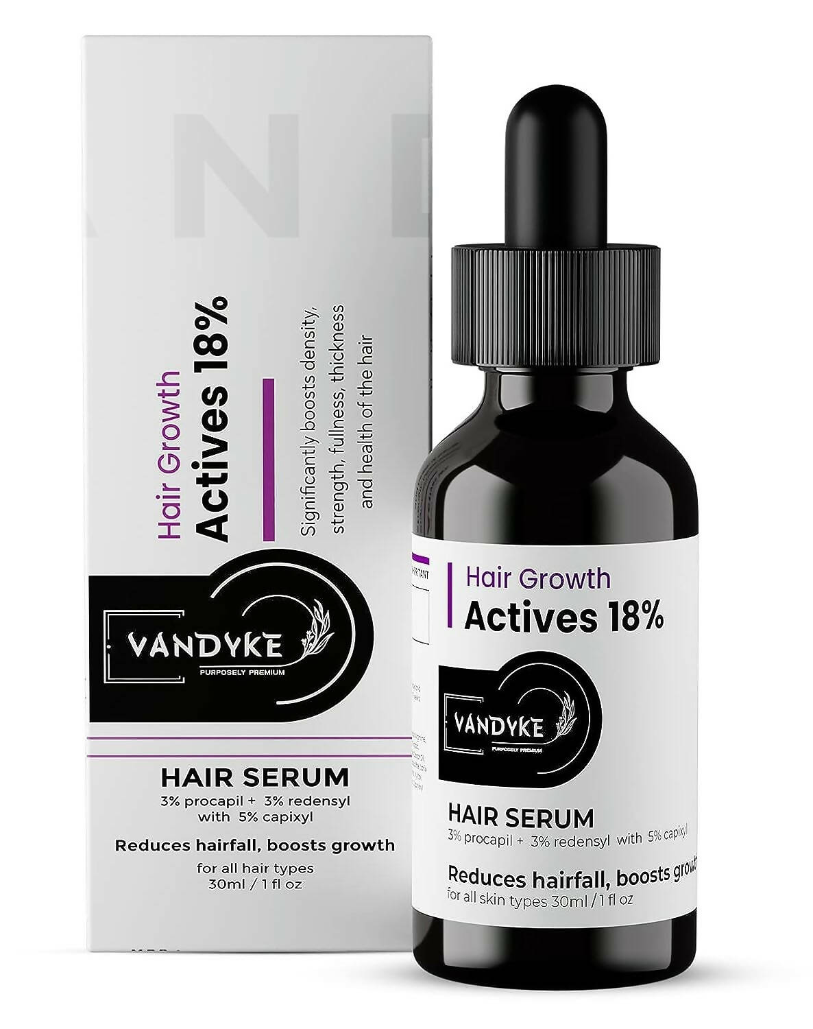Vandyke Hair Growth Actives 18% Hair Serum  Grab2Buy Vandyke Grab2Buy