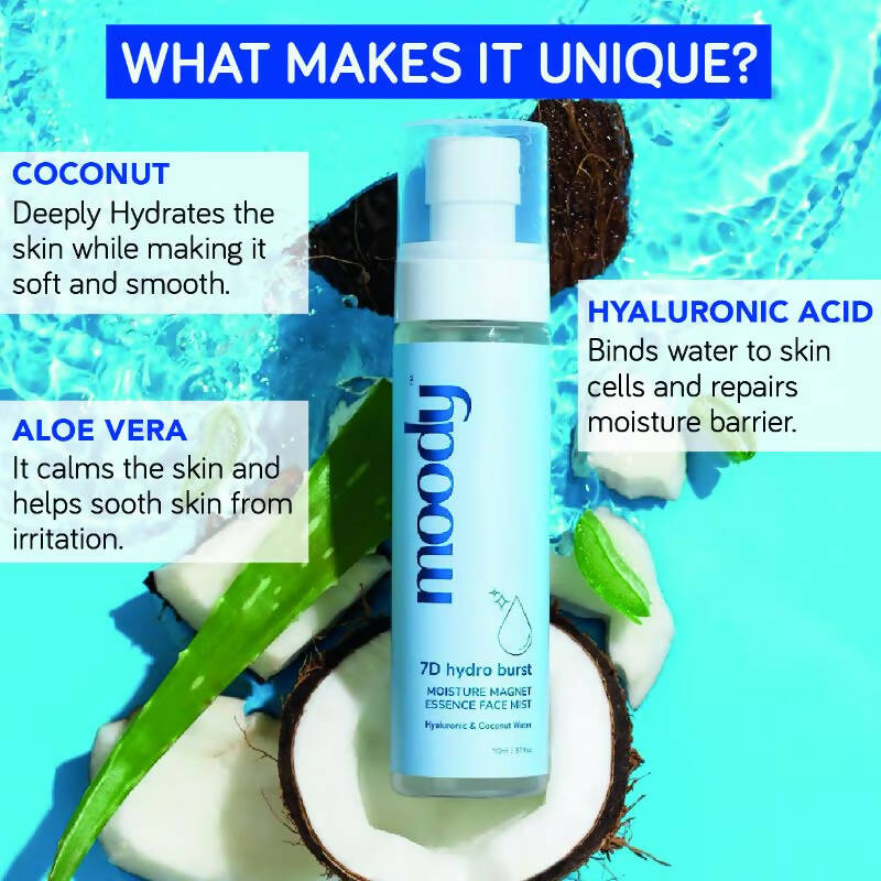 Moody 7D Hydro Burst Moisture Magnet Essence Face Mist 
