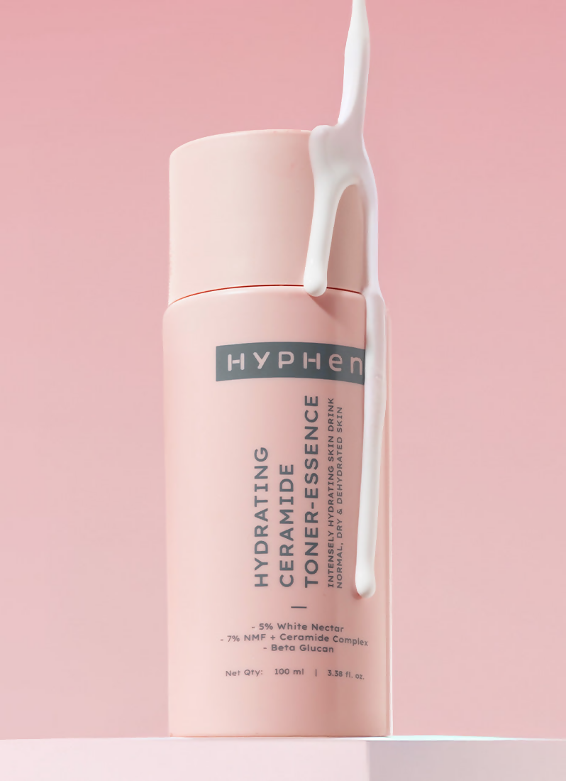 Hyphen By Kriti Sanon 7% Ceramides-Nmf Milky Toner Essence With 5% Glass Skin Blend Of Rice Water Snow Mushroom & Oatmeal 