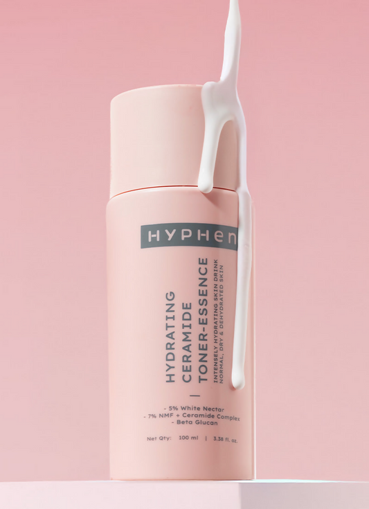 Hyphen By Kriti Sanon 7% Ceramides-Nmf Milky Toner Essence With 5% Glass Skin Blend Of Rice Water Snow Mushroom & Oatmeal 