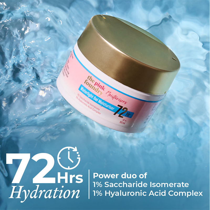 The Pink Foundry 72Hr Waterlight Gel Moisturiser  Grab2Buy The Pink Foundry Grab2Buy