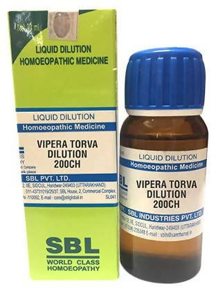 SBL Homeopathy Vipera Torva Dilution 