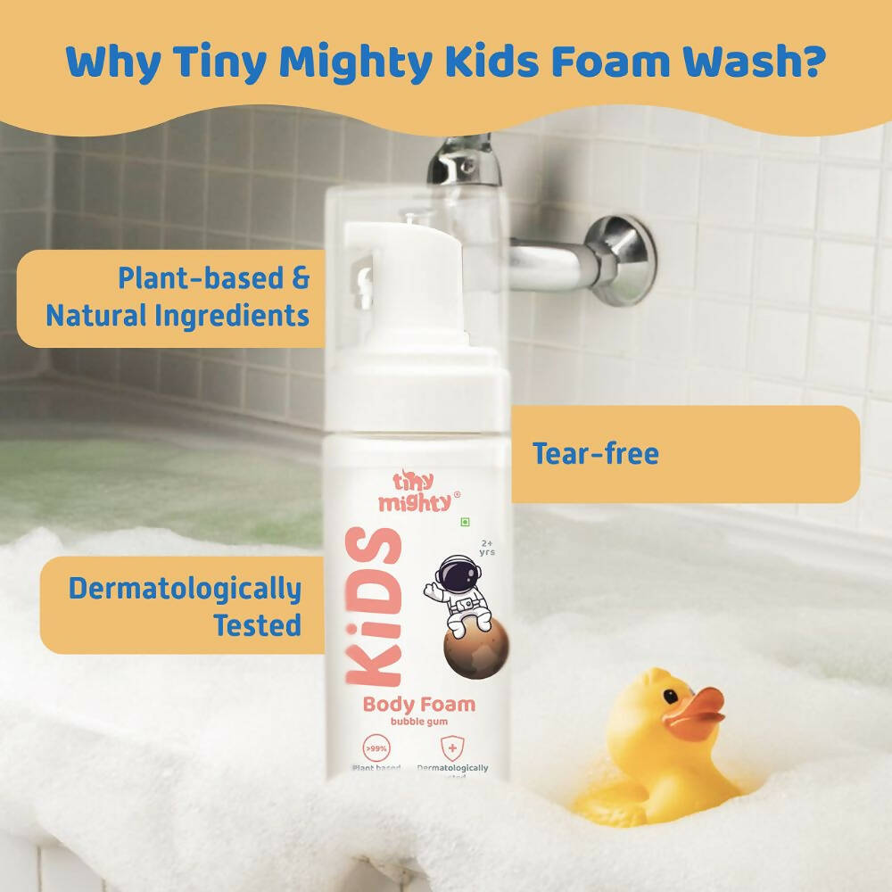 Tiny Mighty Kids Foam Body Wash And Body Lotion Combo  Grab2Buy Tiny Mighty Grab2Buy