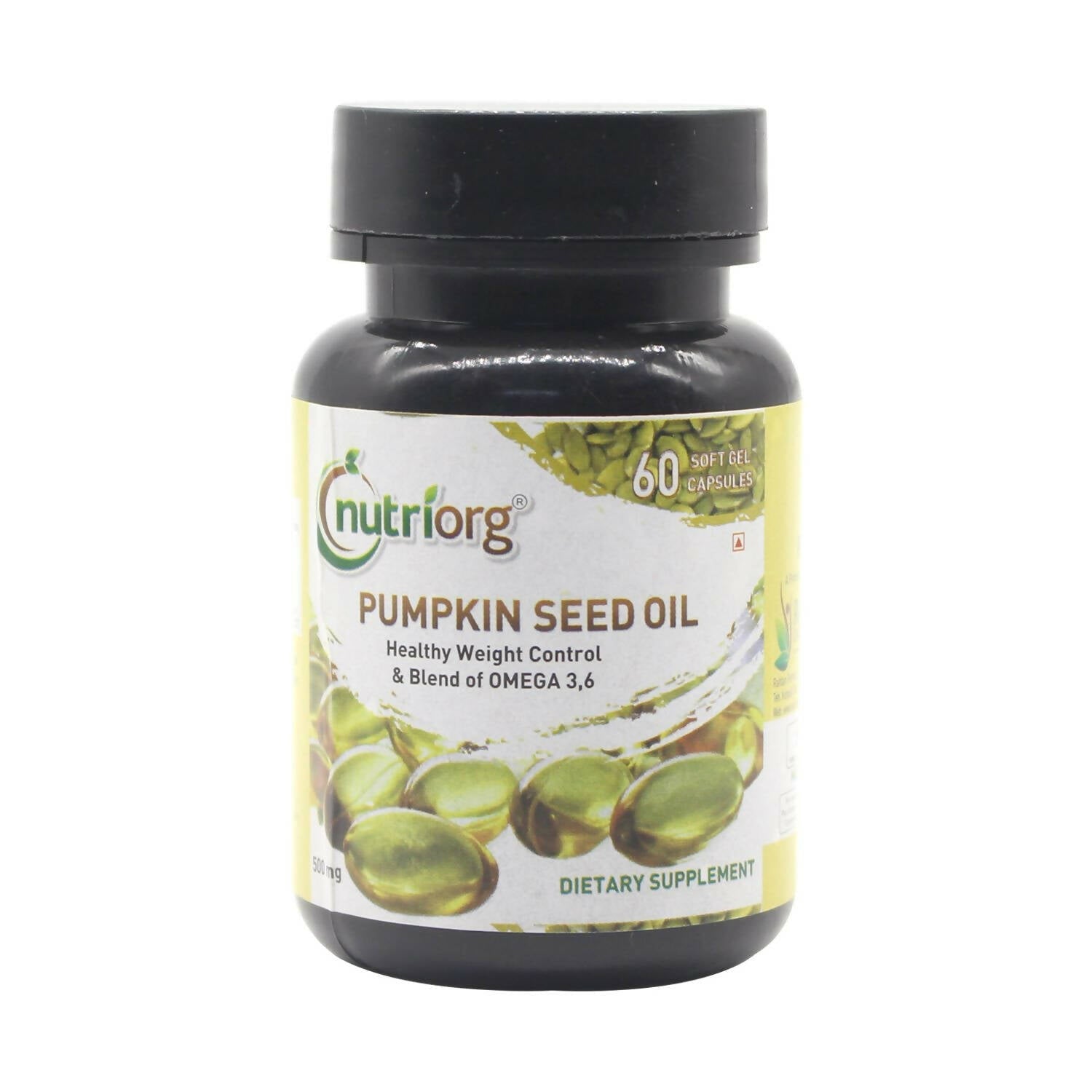 Nutriorg Pumpkin Seed Oil Soft Gel Capsules - Grab2buy
