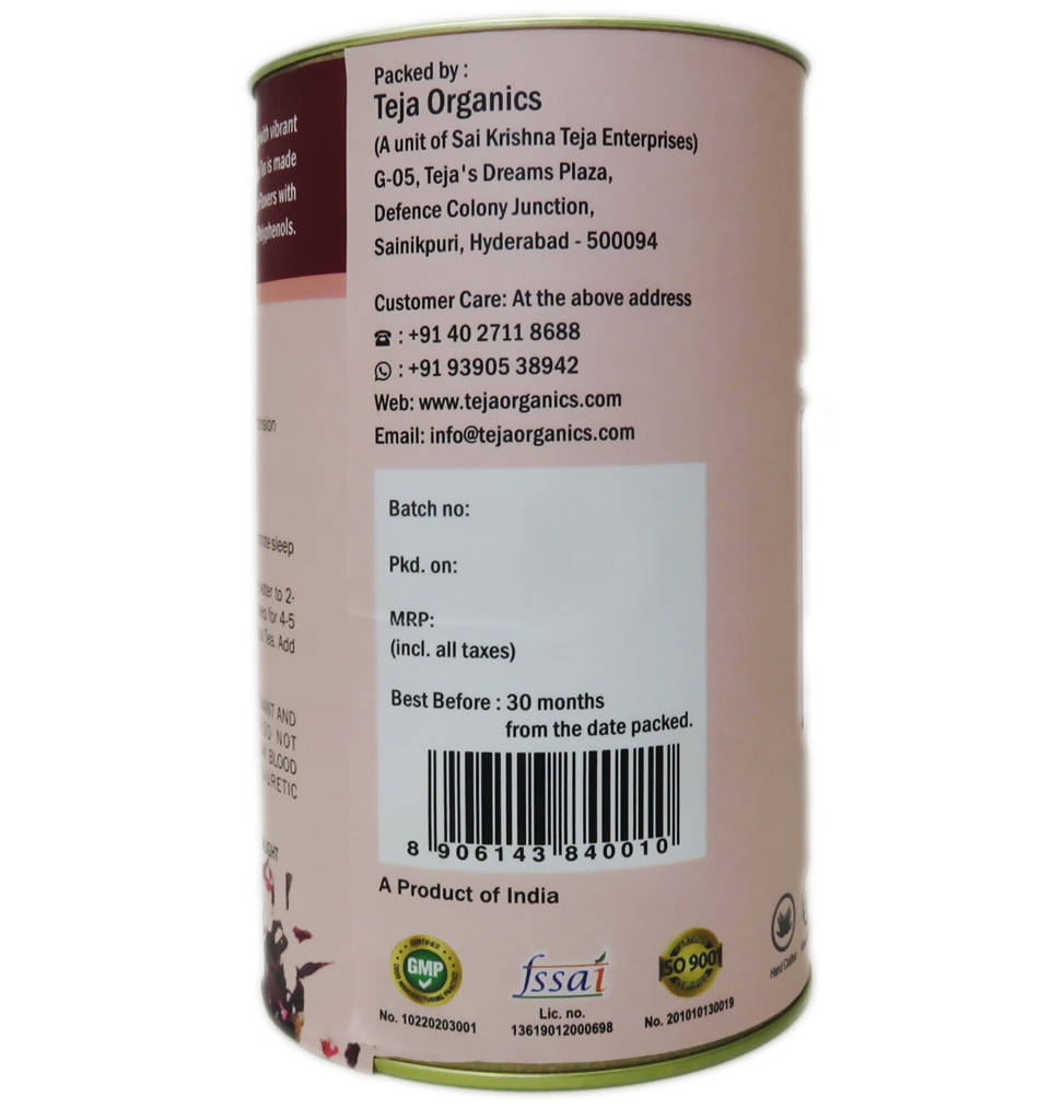 Teja Organics Hibiscus Tea  Grab2Buy Teja Organics Grab2Buy